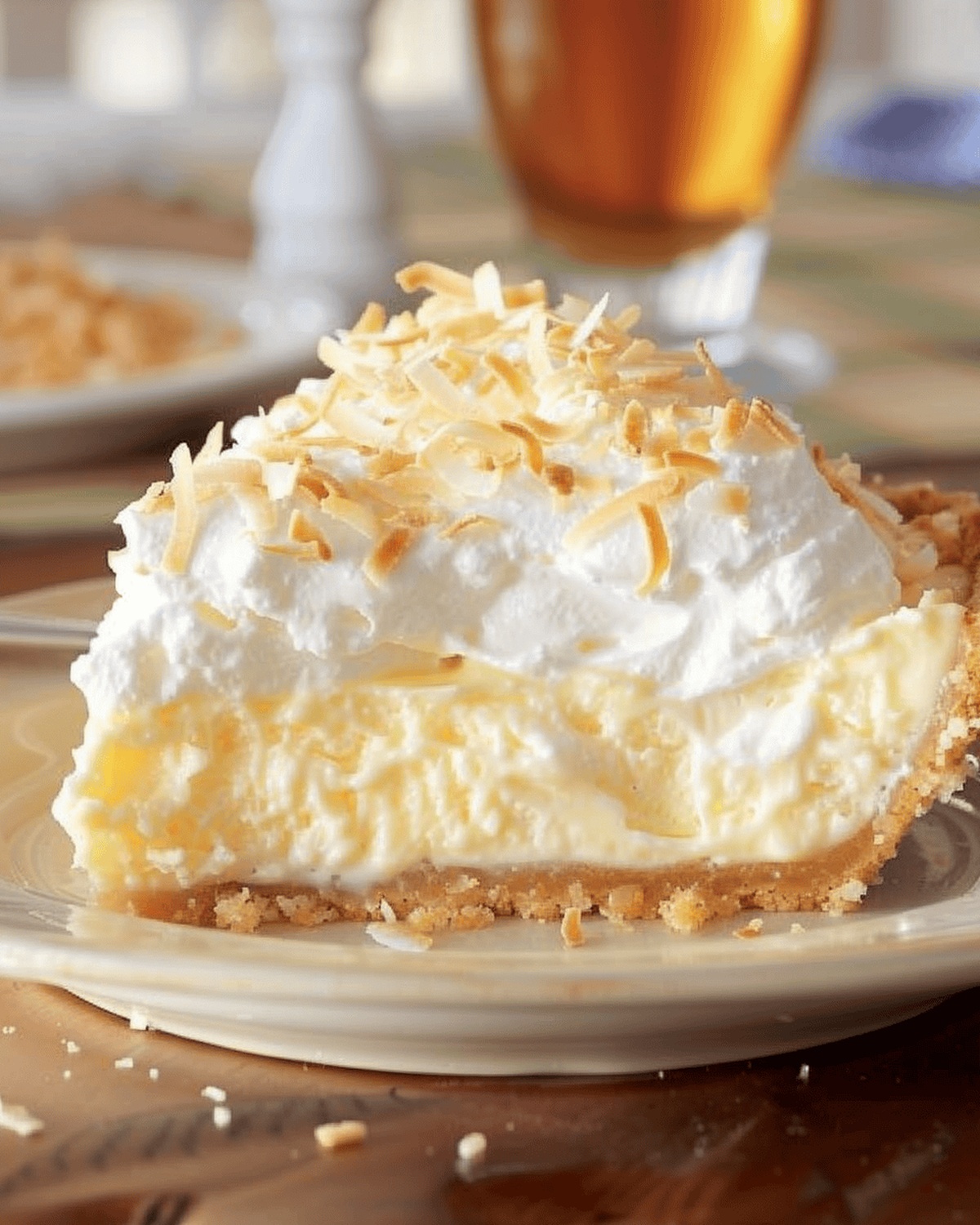 Tropical Coconut Bliss Cream Pie Recipe