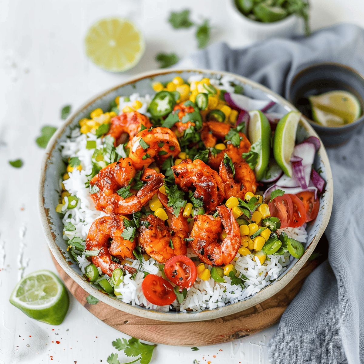 Fiesta Shrimp Bowl Recipe