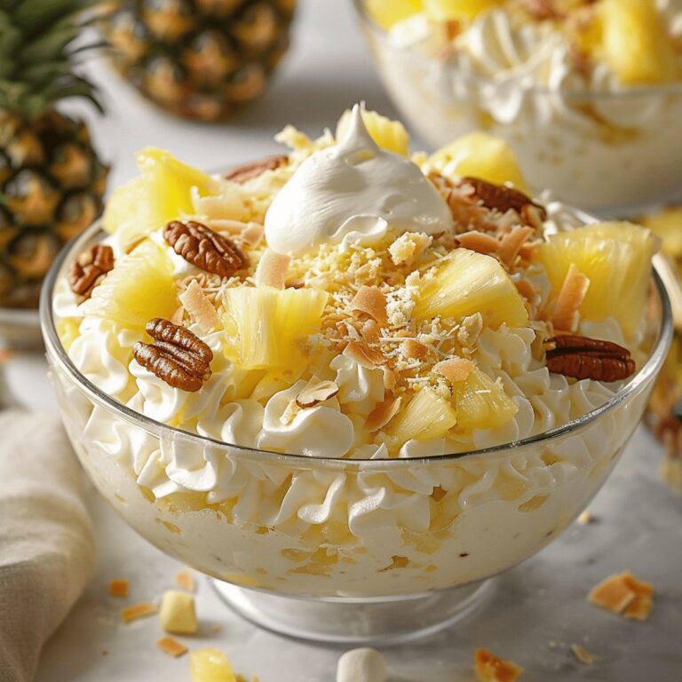 Tropical Pineapple Fluff Recipe