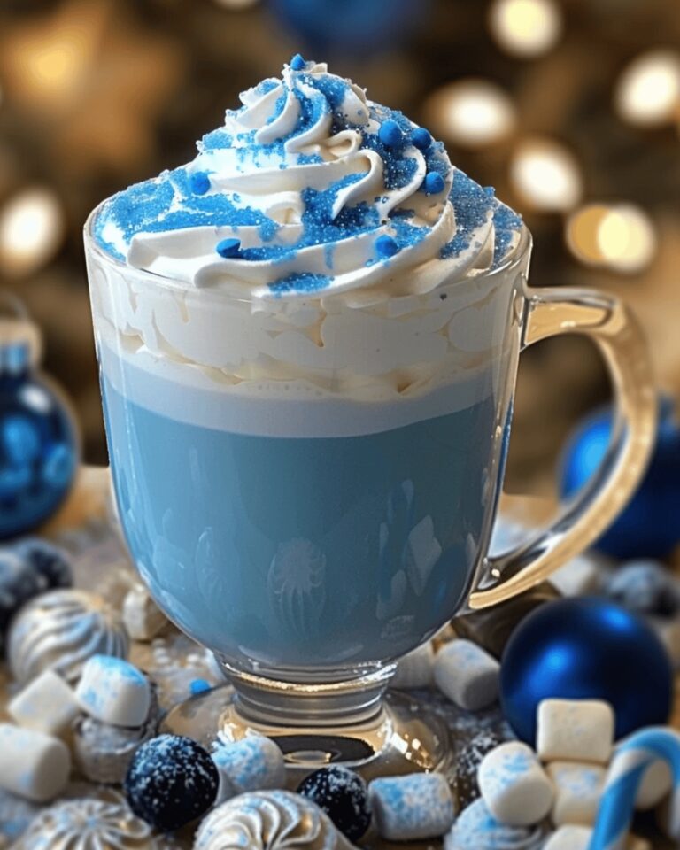 Velvety Blue Holiday Cocoa Recipe