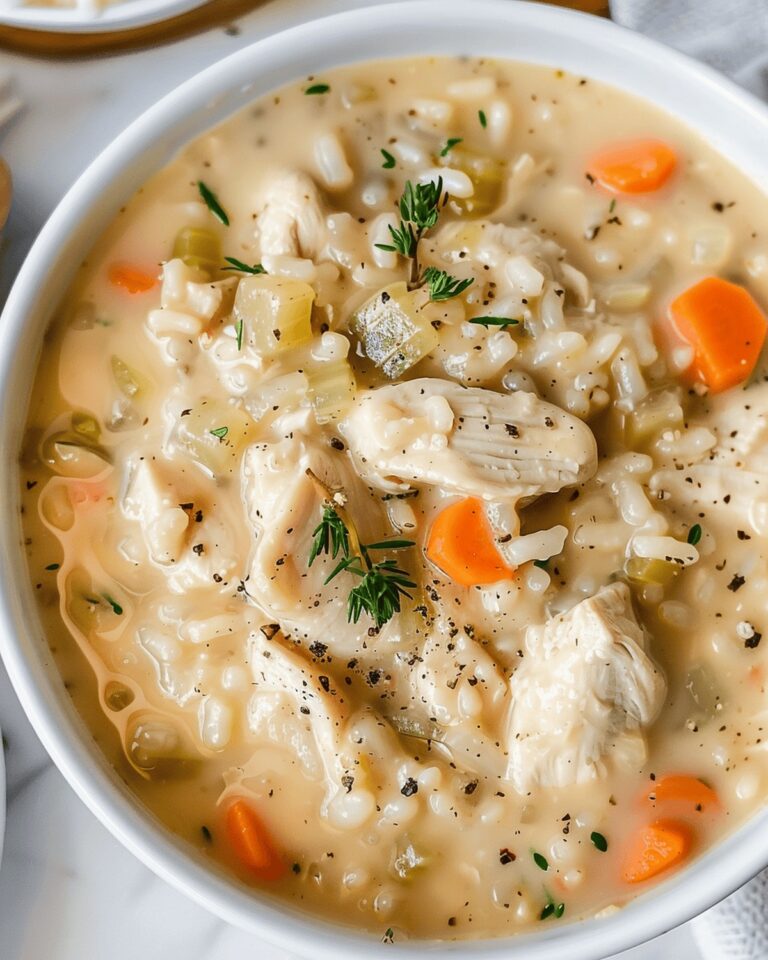 Creamy Chicken And Rice Soup Recipe