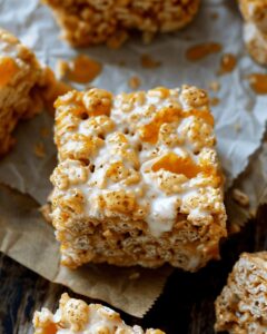 Brown Butter Dulce de Leche Rice Krispie Treats Recipe