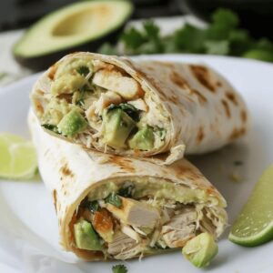 Loaded Chicken Avocado Burritos Recipe