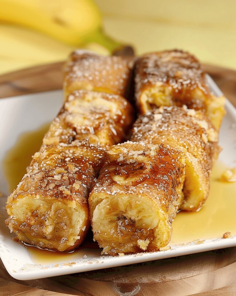 Crispy Banana French Toast Roll-Ups Recipe