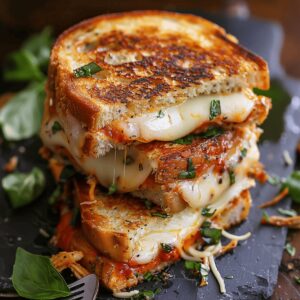 Chicken Parmesan Grilled Cheese Recipe