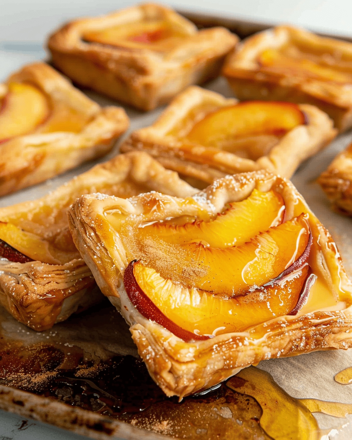 Peach and Cream Cheese Mini Tarts Recipe