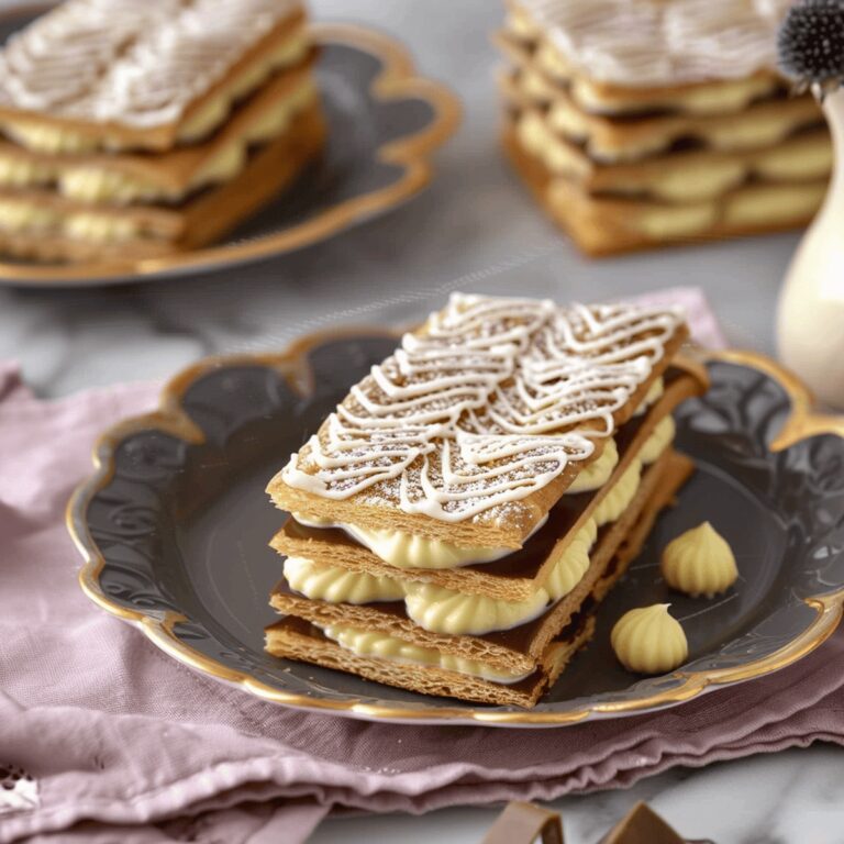 Silky Vanilla Mille-Feuille Recipe