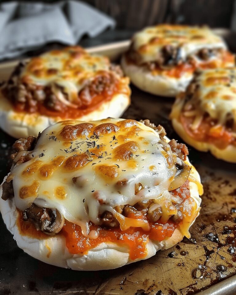 Cheesy Pizza Muffin Melts Recipe