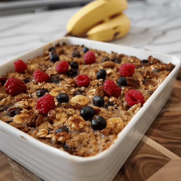 Hearty Trailside Treat Baked Oatmeal Recipe