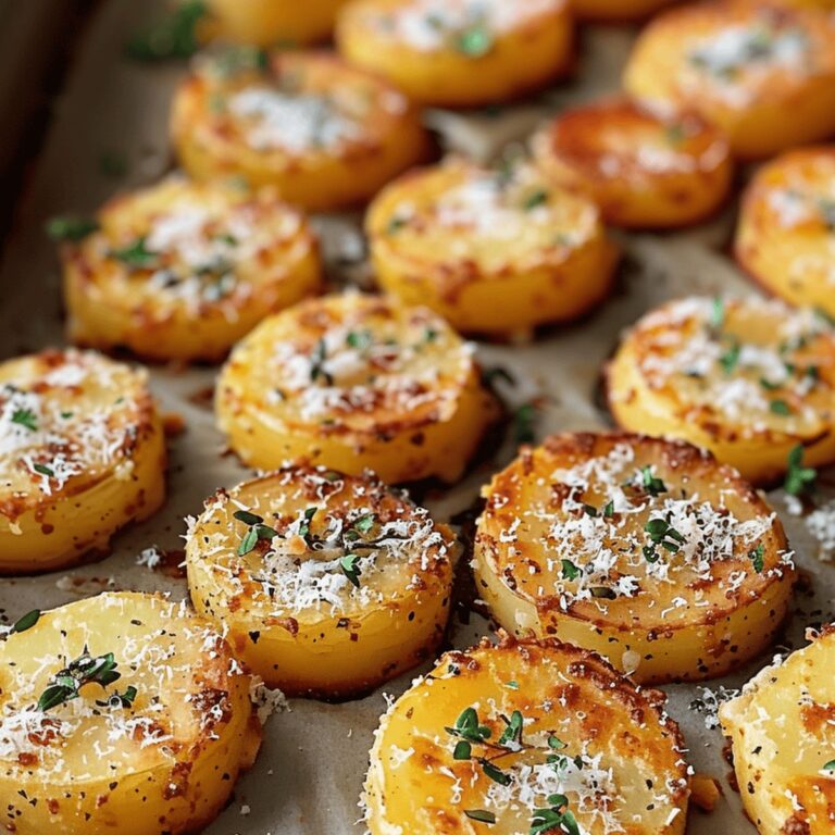 Golden Oven Crispy Parmesan Potatoes Recipe