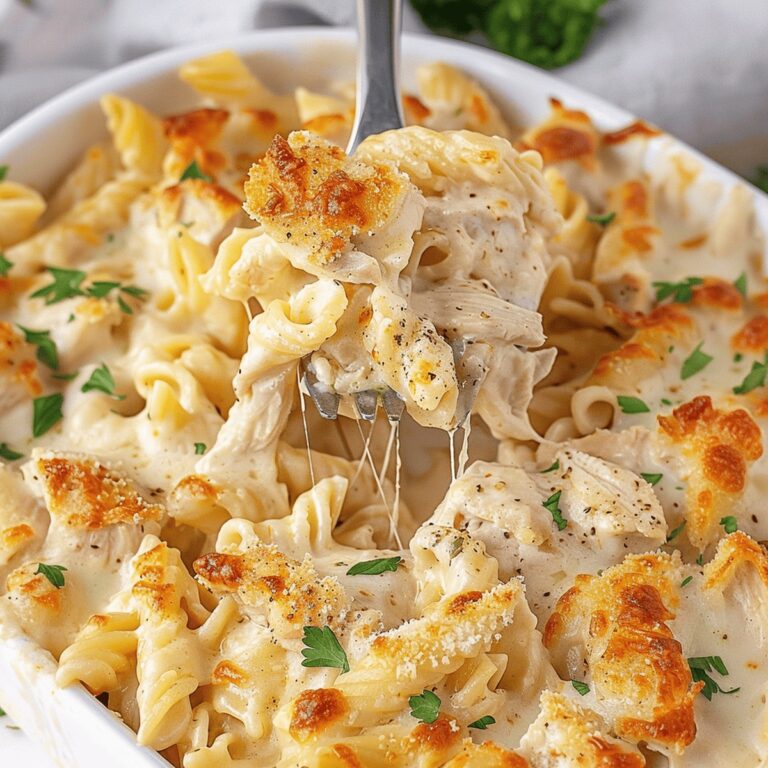 Garlic Parmesan Chicken Pasta Bake Recipe