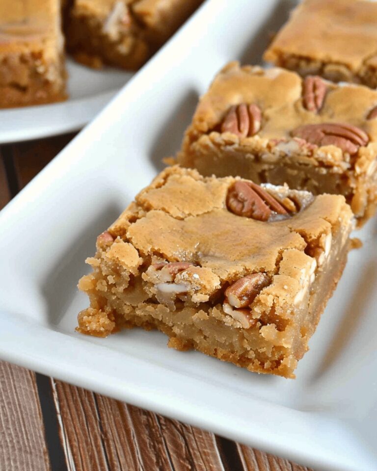 Rich and Chewy Butterscotch Bars Recipe