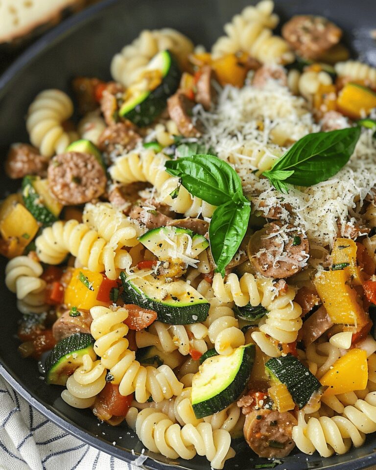 Sausage And Squash Cavatelli Delight Recipe