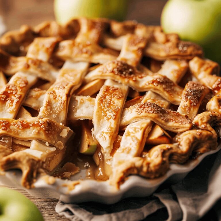 Rustic American Apple Pie Recipe