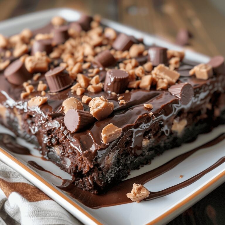 Sinful Peanut Butter Cup Dump Cake Recipe