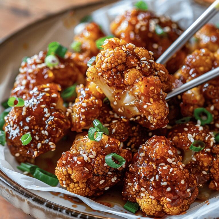 Golden Korean Baked Cauliflower Recipe