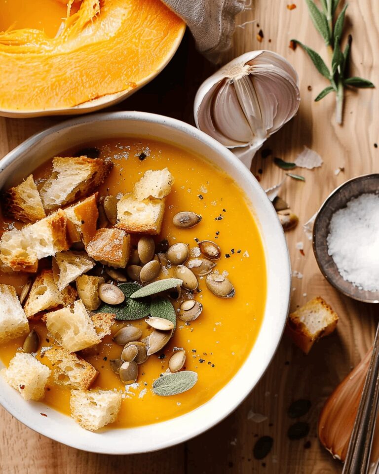 Roasted Butternut Squash Soup Recipe