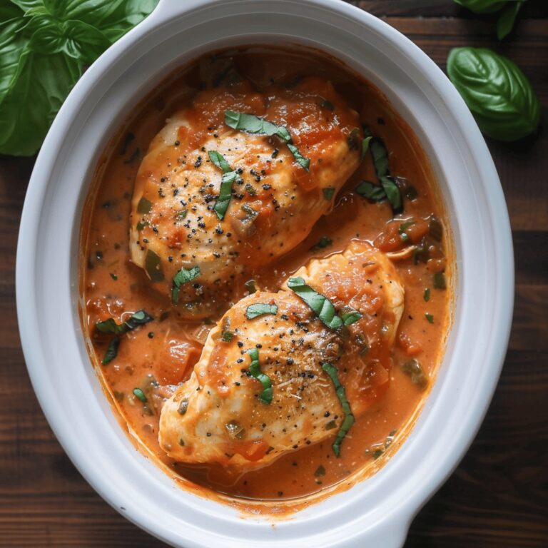 Velvety Tomato Basil Chicken Recipe
