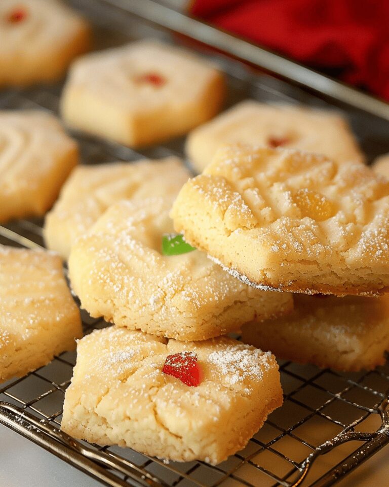 Buttery Shortbread Cookies Recipe