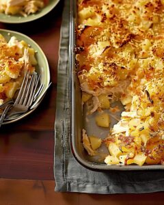 Cheesy Chicken-Potato Casserole Recipe
