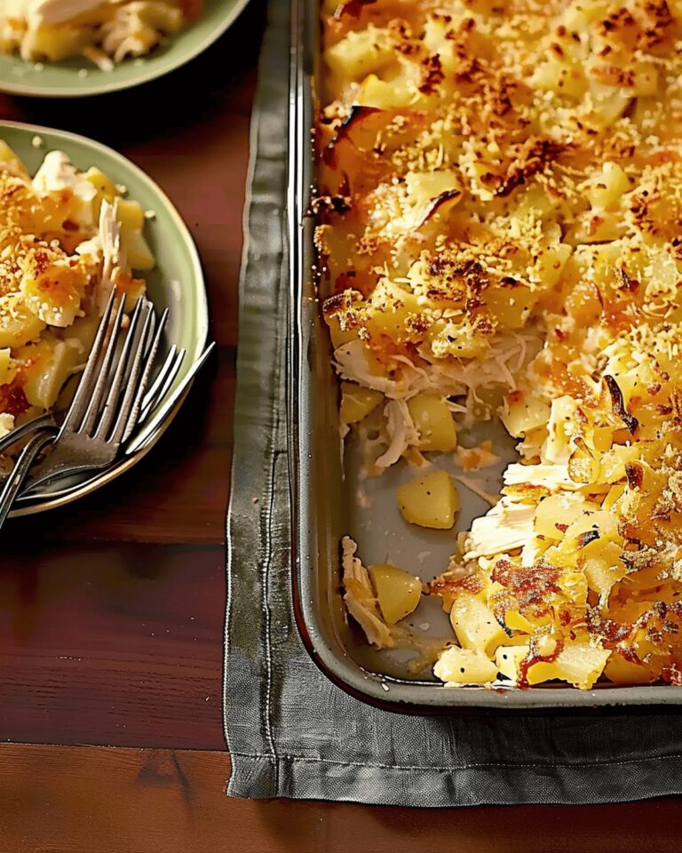 Cheesy Chicken-Potato Casserole Recipe