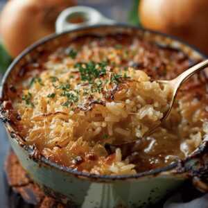Velvety Onion Butter Rice Recipe