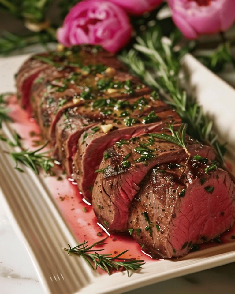 Succulent Herb-Butter Roast Beef Tenderloin Recipe