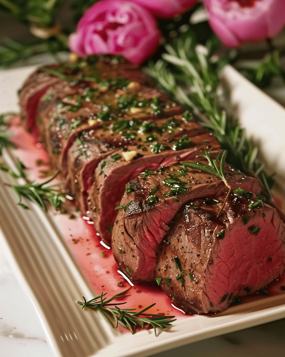 Succulent Herb-Butter Roast Beef Tenderloin Recipe