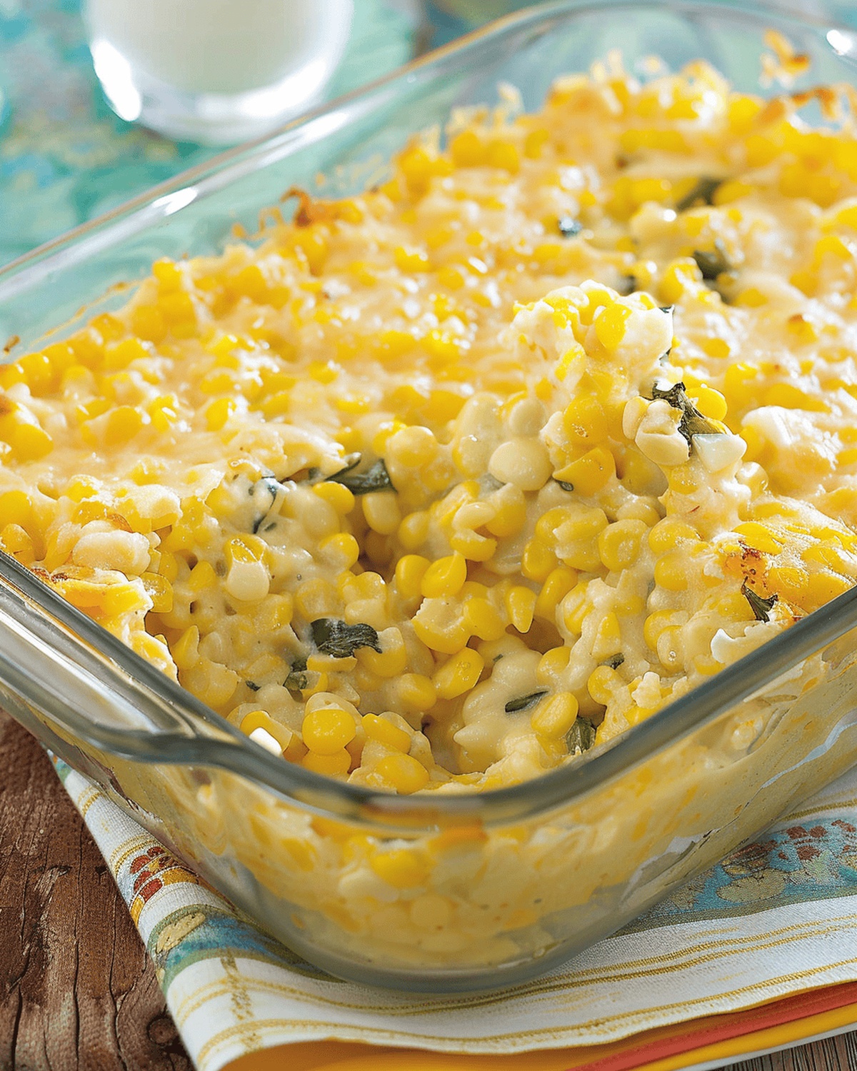 Cheesy Corn Delight Casserole Recipe