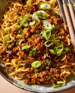 Keema Maggi with Achari Chili Oil Recipe