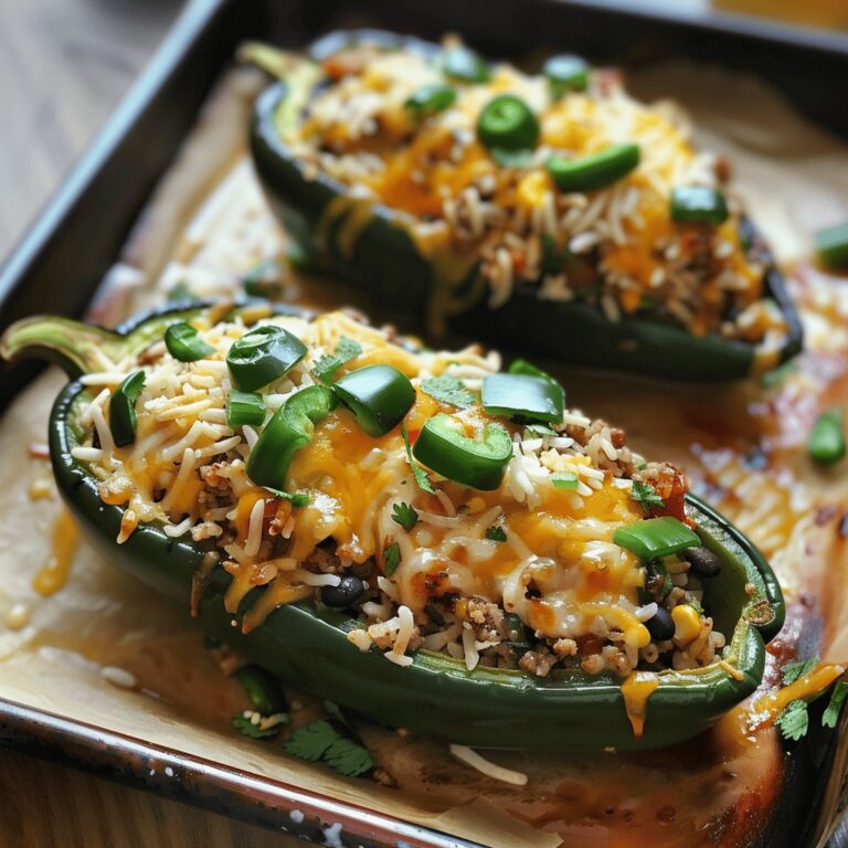 Smoky Poblano Pepper Boats Recipe