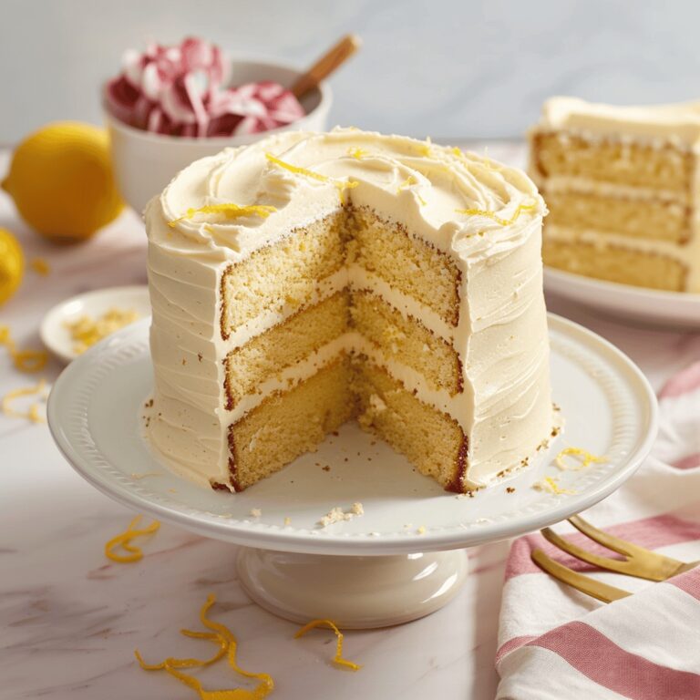 Vibrant Lemon Delight Cake Recipe