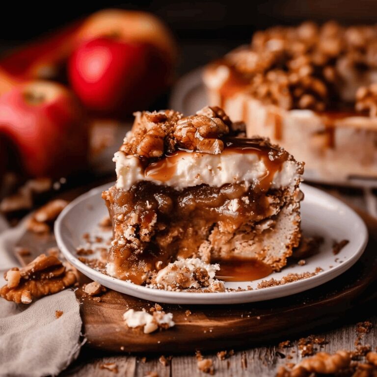 Velvety Salted Caramel Apple Pie Cheesecake Recipe