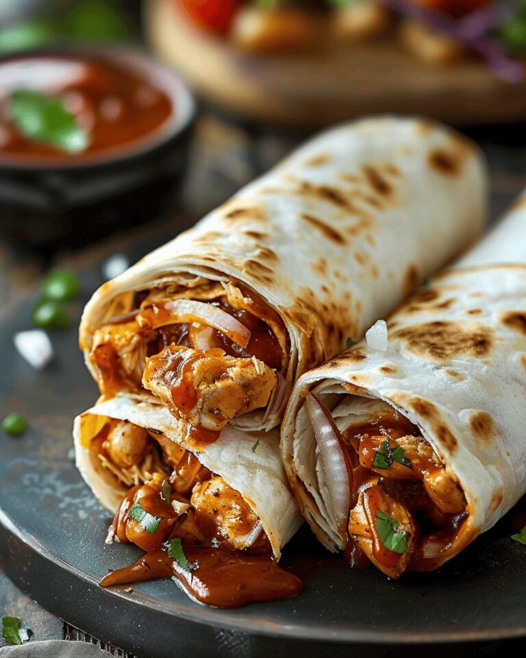 BBQ Chicken Wraps Recipe