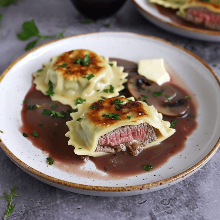 Beef Wellington Ravioli Recipe