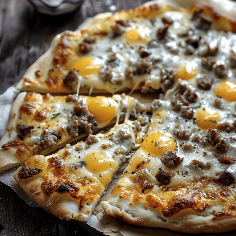 Gourmet Morning Delight Pizza Recipe