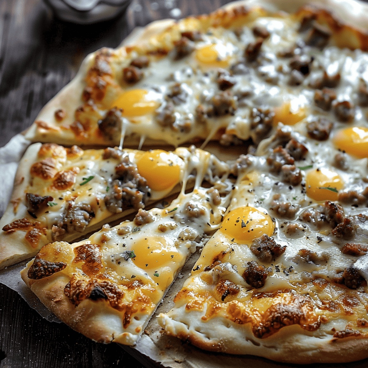 Gourmet Morning Delight Pizza Recipe