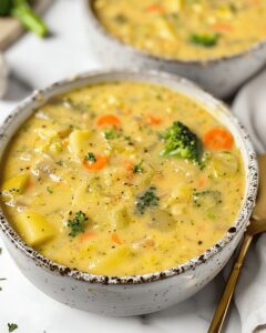 Broccoli Potato Cheese Soup Recipe