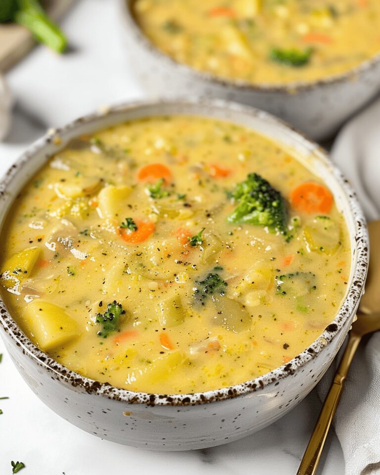 Broccoli Potato Cheese Soup Recipe