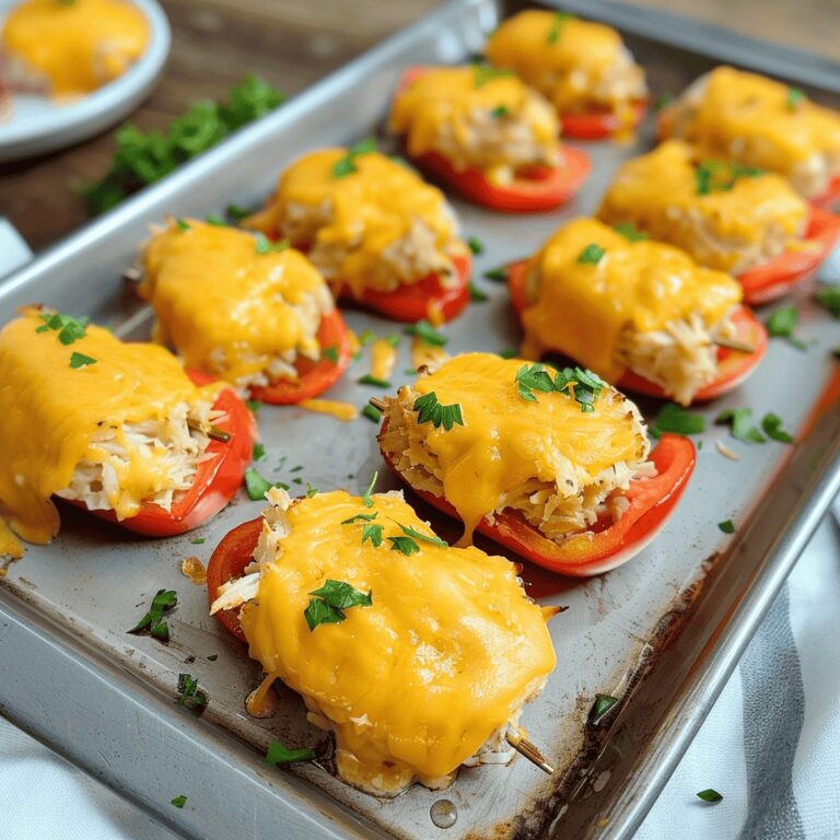Crispy Keto Tuna Melt Poppers Recipe