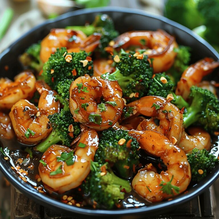 Sizzling Shrimp And Broccoli Stir Fry In Garlic Sauce Recipe