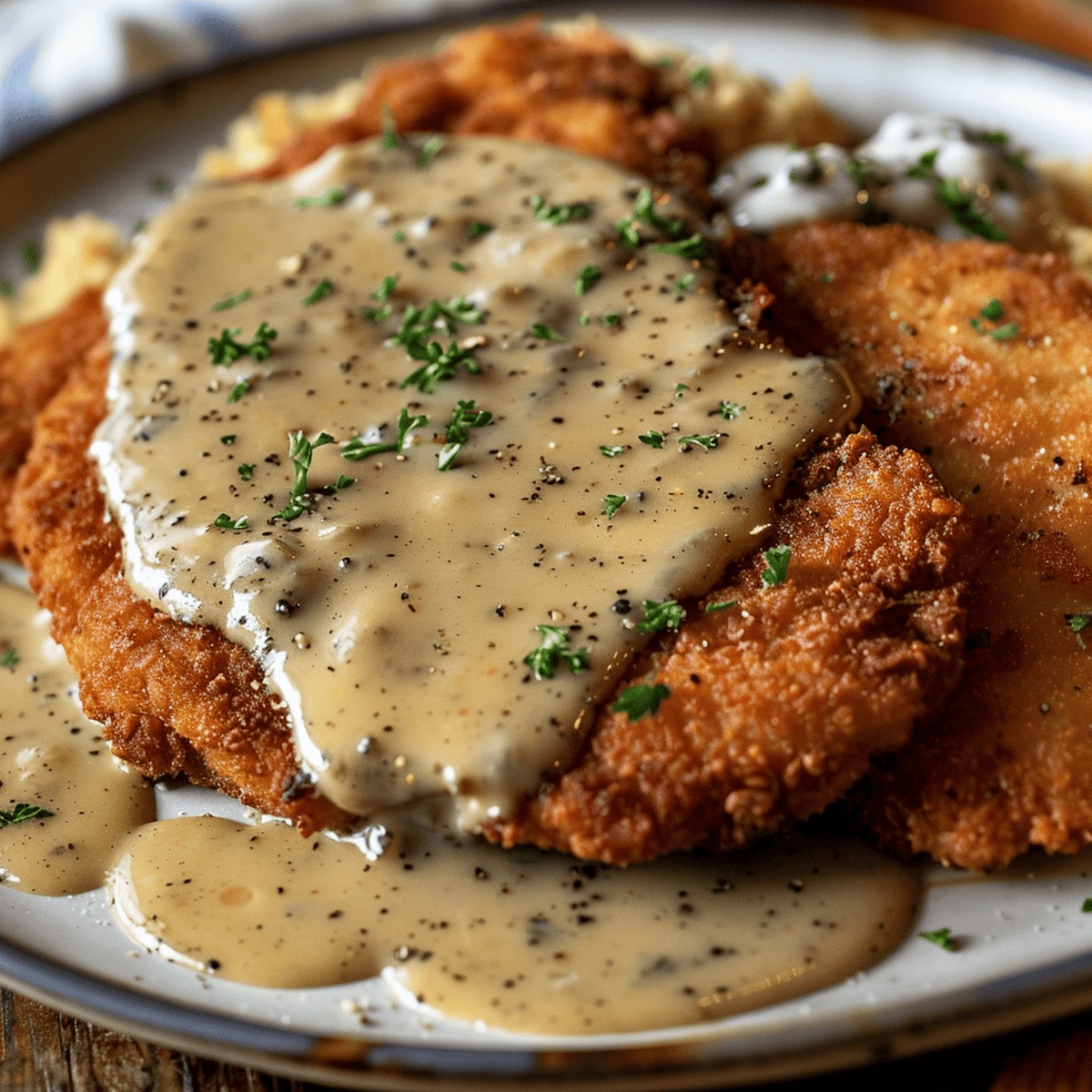 Crispy Chicken Fried Steak With Gravy Recipe