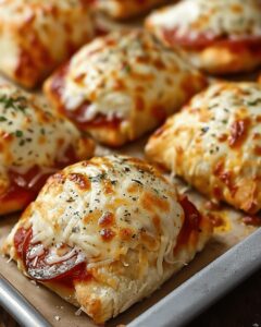 Cheesy Pepperoni Pizza Pockets Recipe