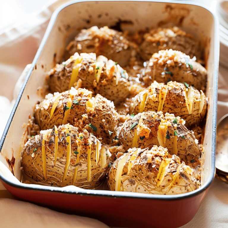 Golden Hasselback Potatoes Recipe