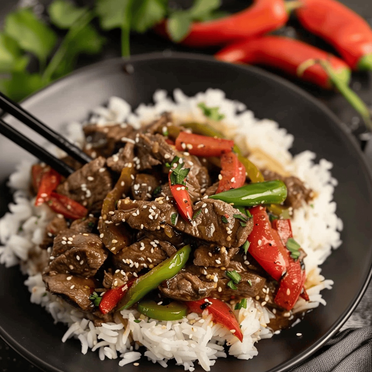 Tender Slow Cooker Pepper Steak Recipe