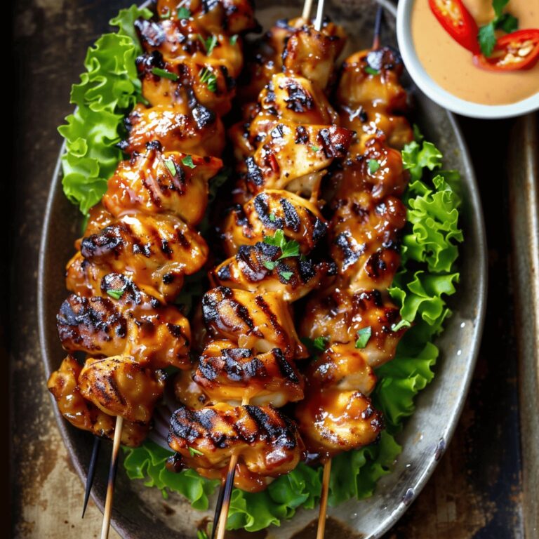 Vibrant Thai Coconut Chicken Skewers Recipe