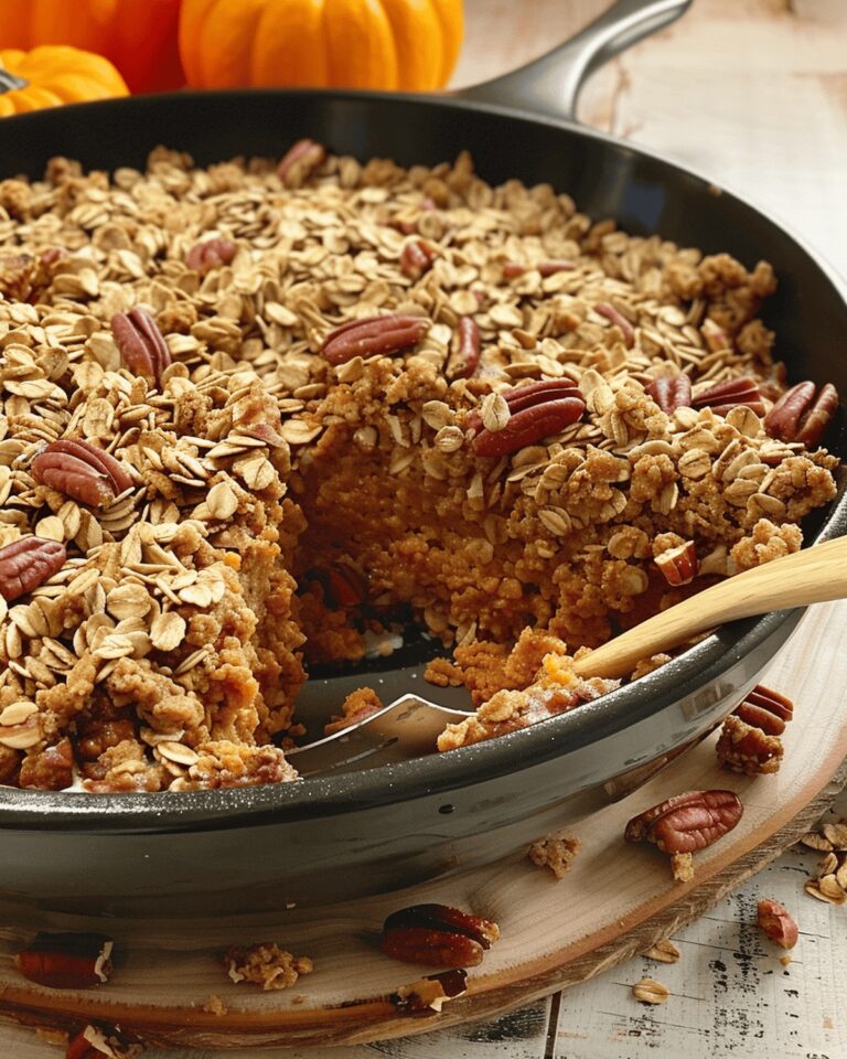 Velvety Pumpkin Pie Crisp Delight Recipe