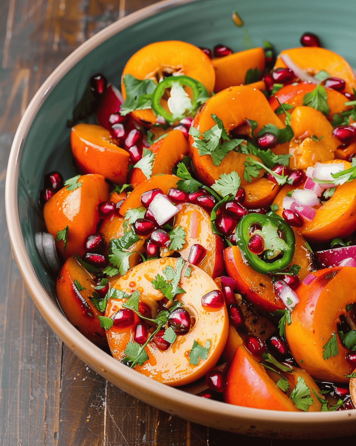 Tantalizing Persimmon Pomegranate Delight Recipe