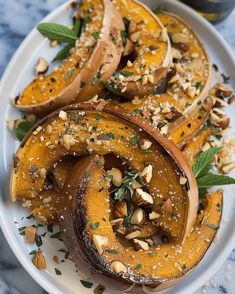 Maple Roasted Pumpkin With Hazelnuts And Mint Recipe
