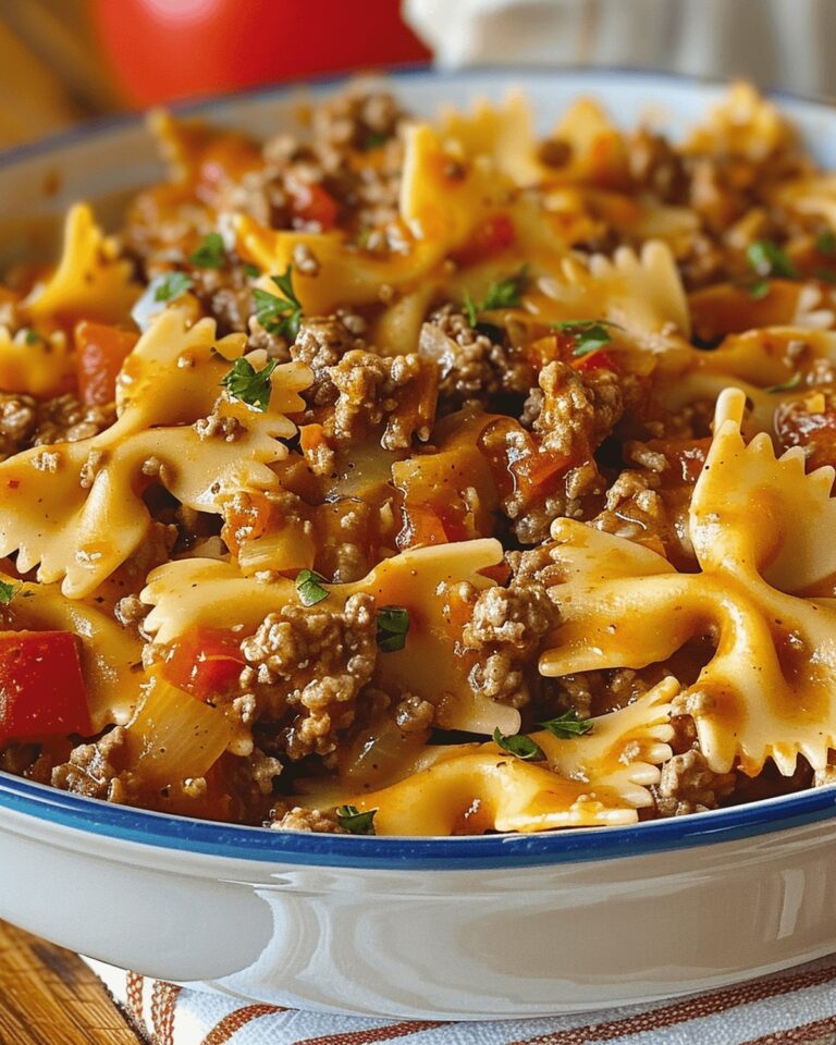 Sizzling Beef Pasta Skillet Recipe